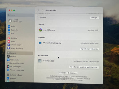 MacBook Air (2020) [13,3", Intel Core i5 1,1GHz, 16GB RAM, 256GB SSD, Intel Iris Plus Graphics 1536, macOS] argento