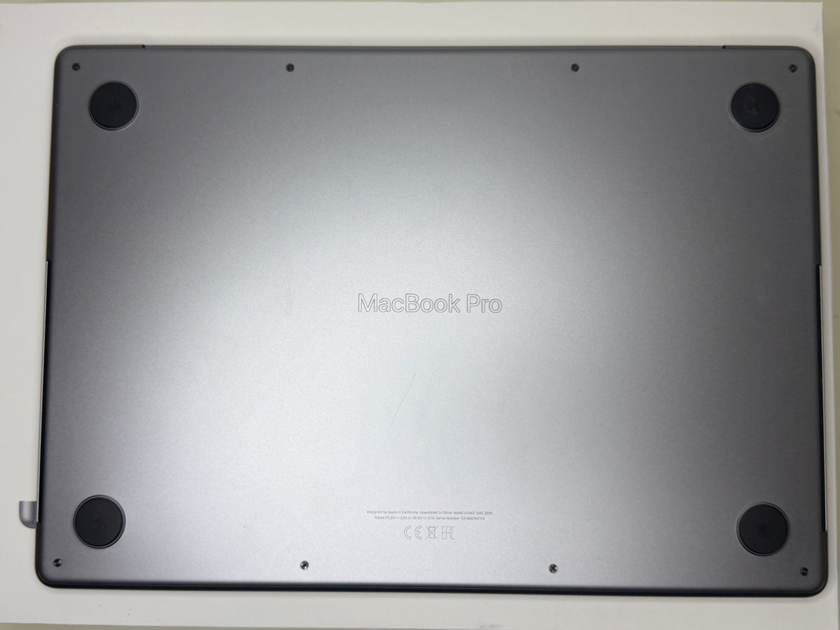 MacBook Pro (2021) [14,2", Apple M1 Pro 8 Core, 16GB RAM, 512GB SSD, Apple 14 Core, macOS] grigio