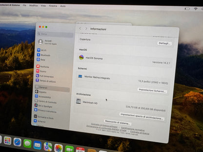 MacBook Pro (2020) [13,3", Touch Bar, Intel Core i5 1,4GHz, 8GB RAM, 256GB SSD, Intel Iris Plus Graphics645, macOS] argento