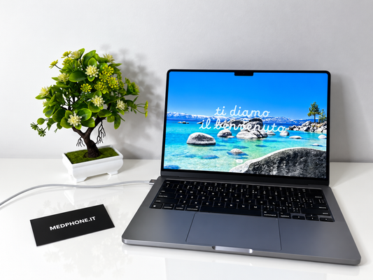 MacBook Pro (2021) [14,2", Apple M1 Pro 8 Core, 16GB RAM, 512GB SSD, Apple 14 Core, macOS] grigio