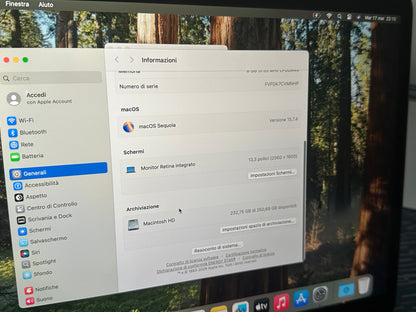 MacBook Air (2020) [13,3", Retina, Intel Core i3 1,1GHz, 8GB RAM, 256GB SSD, Intel Iris Plus Graphics, macOS] grigio
