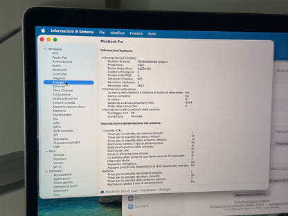 MacBook Pro (2020) [13,3", Touch Bar, Intel Core i5 2,0GHz, 16GB RAM, 1TB SSD, Intel Iris Plus Graphics, macOS] grigio