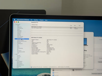 MacBook Pro (2019) [16", Touch Bar, Intel Core i9 2, 3GHz, 16GB RAM, 1TB SSD, AMD Radeon Pro 5500M, Mac OS X] argento