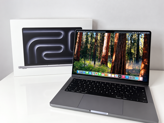 MacBook Pro (2021) [14,2", Apple M1 Pro 8 Core, 16GB RAM, 512GB SSD, Apple 14 Core, macOS] grigio