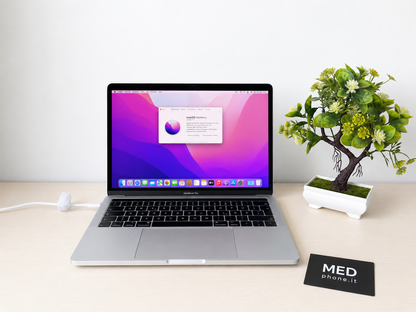 MacBook Pro (2018) [13,3", Touch Bar, Intel Core i5 2,3GHz, 16GB RAM, 512GB SSD, Intel Iris Plus Graphics 655, macOS] argento