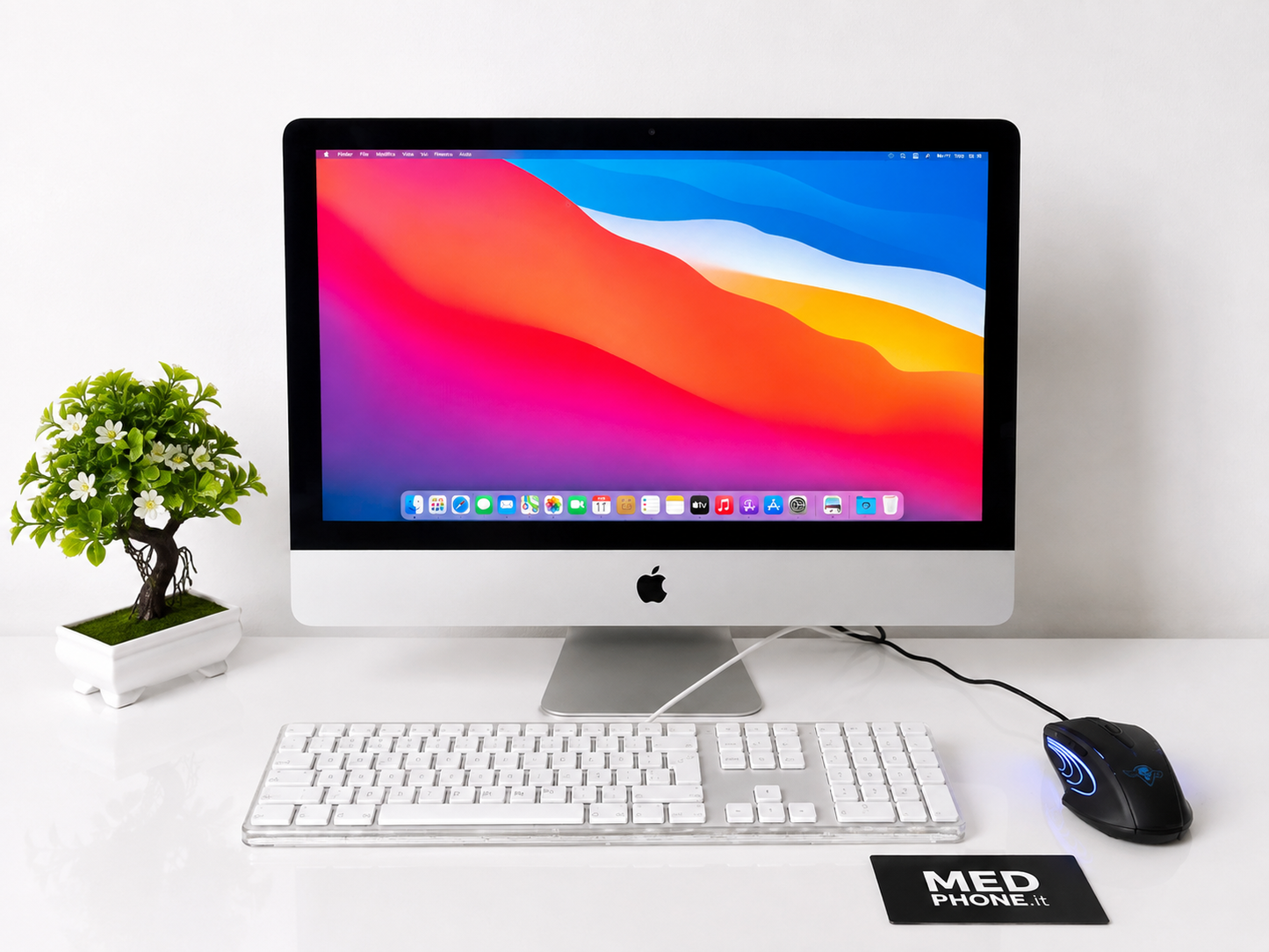 iMac (2014) [21,5", Intel Core i5 1.4GHz, 8GB RAM, 500GB HDD, Intel HD Graphics 5000, macOS] argento