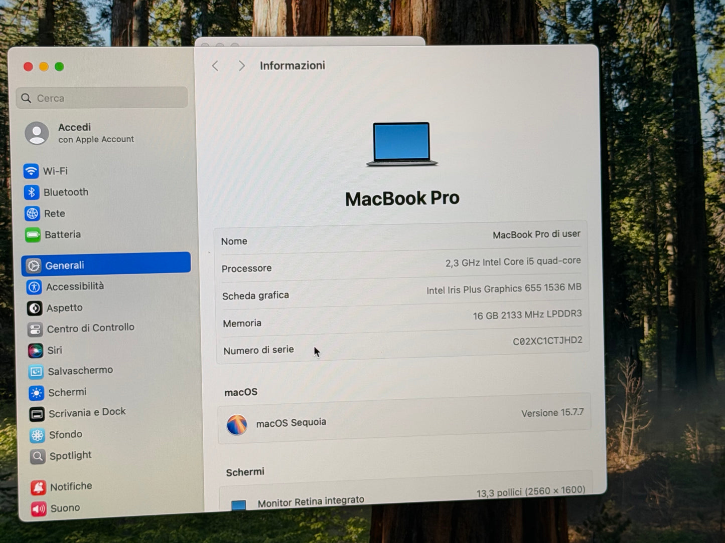 MacBook Pro (2018) [13,3", Touch Bar, Intel Core i5 2,3GHz, 16GB RAM, 256GB SSD, Intel Iris Plus Graphics 655, macOS] Grigio