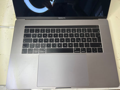 MacBook Pro (2018) [15,4", Touch Bar, Intel Core i9 2,9GHz, 32GB RAM, 512GB SSD, Intel UHD Graphics 630, macOS] grigio