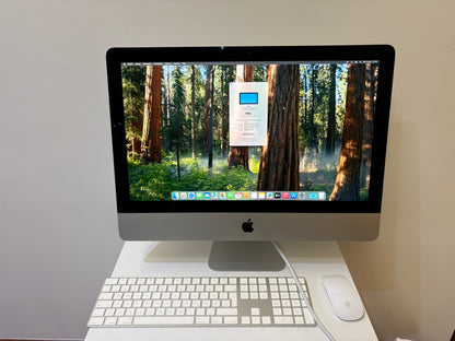 iMac (2019) [21,5", 4K, Retina, Intel Core i5 3,0GHz, 16GB RAM, 256 GB, AMD Radeon Pro 560X, macOS] argento