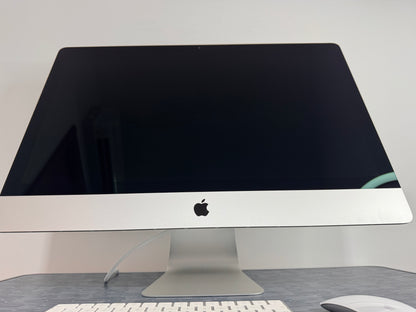 iMac (Mid 2017) [27", 5K, Retina, Intel Core i5 3,4GHz, 8GB RAM, 1TB Fusion Drive + 32GB SSD, AMD Radeon Pr0 570, macOS] argento