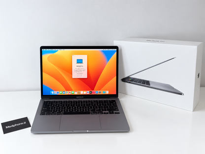 MacBook Pro (2017) [15,4", Touch Bar, Intel Core i7 2,8GHz, 16GB RAM, 256GB SSD, Intel HD Graphics 630 + AMD Radeon Pro 555, macOS] grigio