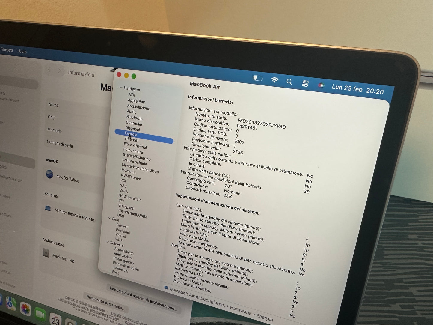 MacBook Air M1 (Late 2020) [13,3", Retina, Apple M1, 8GB RAM, 256GB SSD, Apple 7 Core, macOS] Grigio