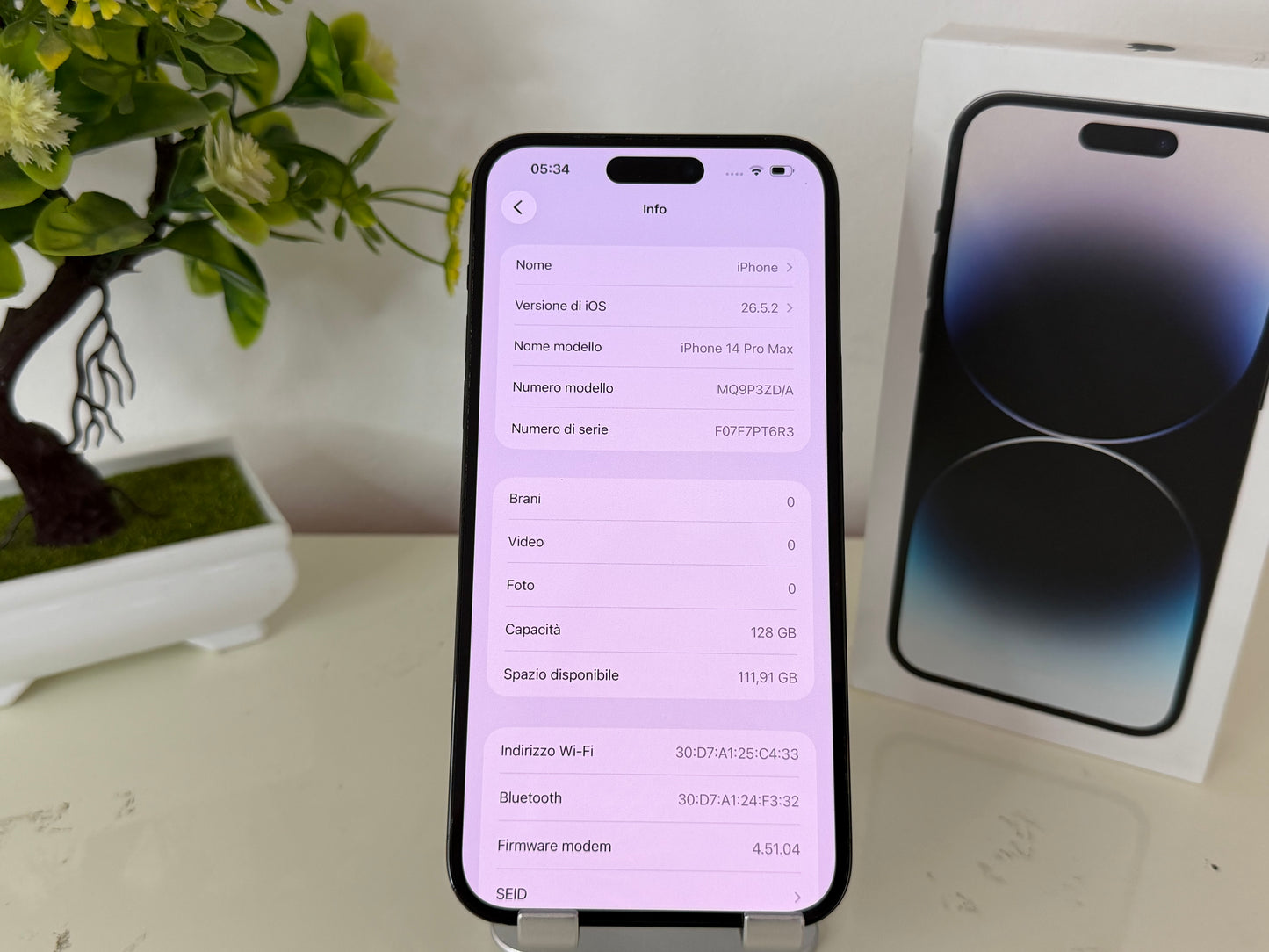 iPhone 14 Pro Max 128GB Nero (5G)