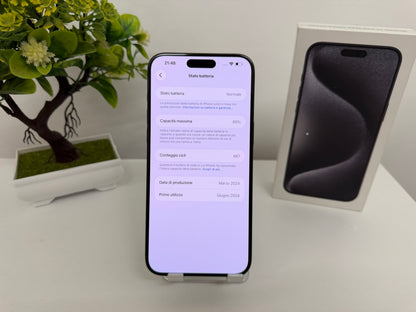 iPhone 15 Pro Max 256GB Titanio Nero