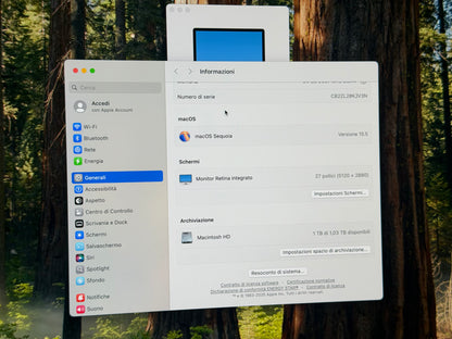 iMac (2019) [27", 5K, Retina, Intel Core i5 3,0GHz, 64GB RAM, 1TB Fusion Drive, AMD Radeon Pro 570X, macOS] argento