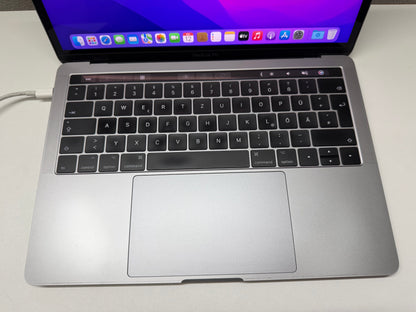 MacBook Pro (2016) [15,4", Touch Bar, Intel Core i7 2,6GHz, 16GB RAM, 512GB SSD, AMD Radeon Pro, macOS] Grigio