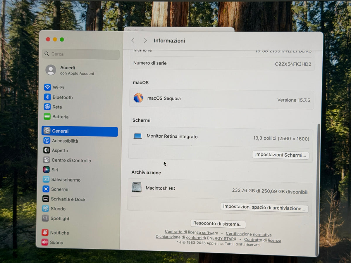MacBook Pro (2018) [13,3", Touch Bar, Intel Core i7 2,7GHz, 16GB RAM, 256GB SSD, Intel Iris Graphics 655, macOS] Grigio