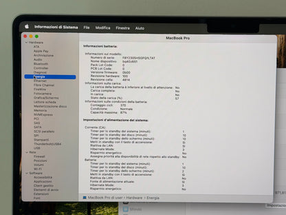 MacBook Pro (2021) [14,2", Apple M1 Pro 10 Core, 16GB RAM, 1TB SSD, Apple 16 Core, macOS] grigio