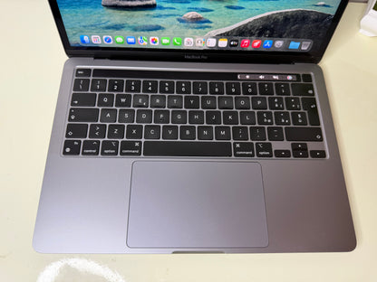 MacBook Pro (2020) M1 [13,3", Touch Bar, Apple M1 3,2GHz, 8GB RAM, 256GB SSD, Apple 8 Core, macOS] Grigio