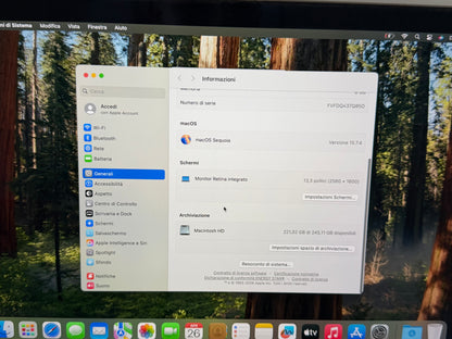 MacBook Pro (2020) M1 [13,3", Touch Bar, Apple M1 3,2GHz, 8GB RAM, 256GB SSD, Apple 8 Core, macOS] Grigio