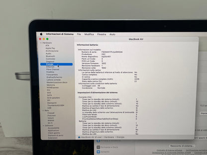 MacBook Air (Mid 2019) [13,3", Retina, Intel Core i5 1,6GHz, 8GB RAM, 512GB SSD, Intel UHD Graphics 617, macOS] grigio