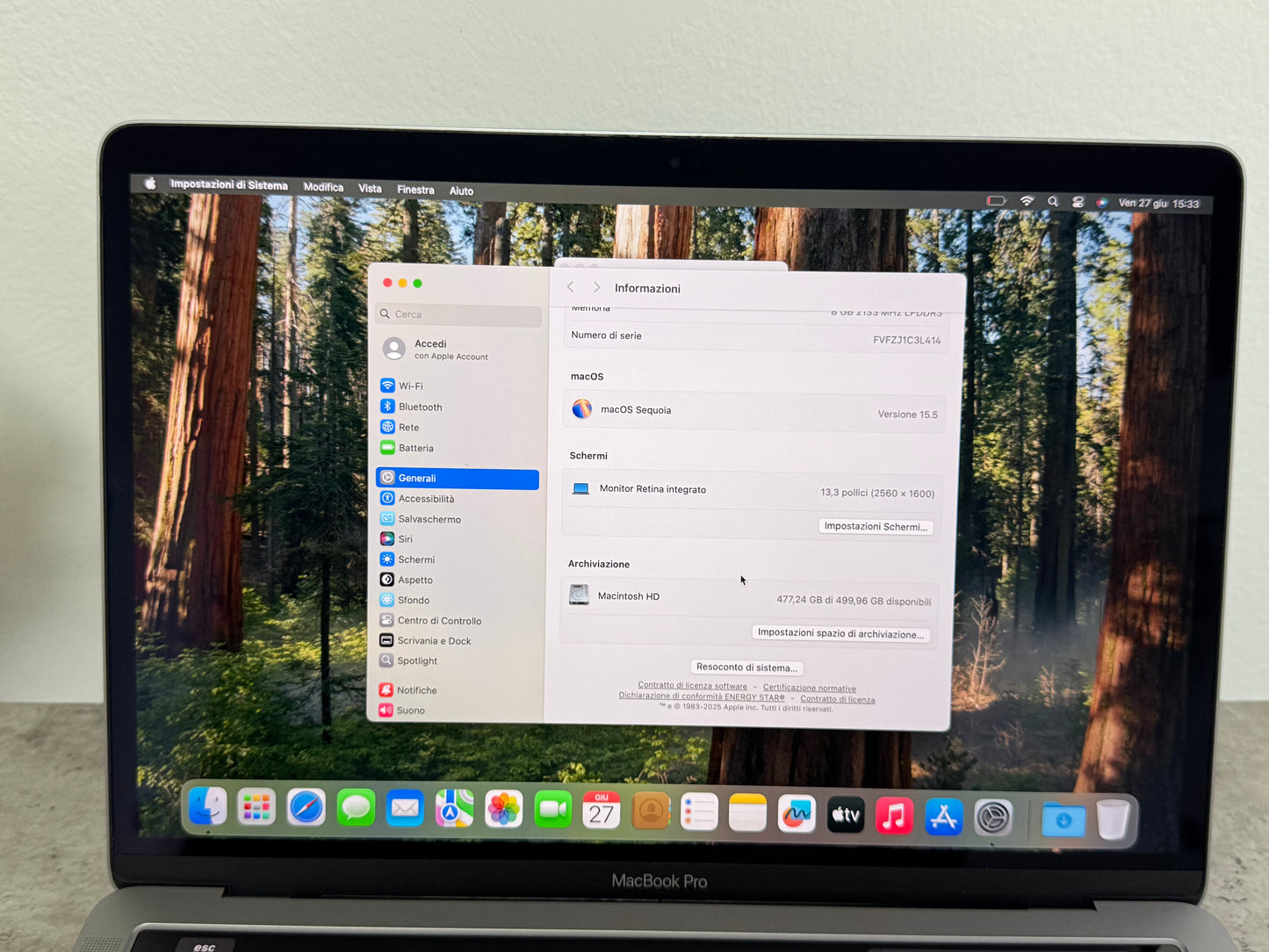 MacBook Pro (2019) [13", Touch Bar, Intel Core i5 1,4GHz, 8GB RAM, 512GB SSD, Intel Iris Plus Graphics 645 ,macOS] grigio