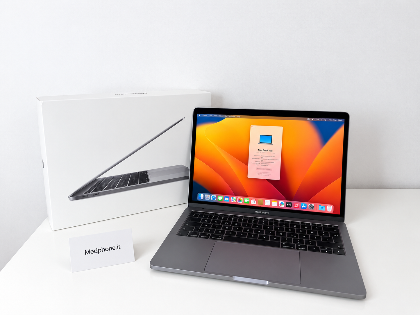 MacBook Pro (2017) [13,3", Intel Core i5 2,3GHz, 8GB RAM, 128GB SSD, Intel Iris Plus Graphics 640, macOS] Grigio