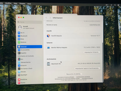 MacBook Pro (2019) [13,3", Touch Bar, Intel Core i5 2,4GHz, 16GB RAM, 512GB SSD, Intel Iris Plus Graphics 655, Mac OS X] Grigio