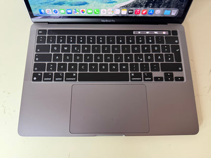 MacBook Pro (2020) M1 [13,3", Touch Bar, Apple M1 3,2GHz, 16GB RAM, 256GB SSD, Apple 8-Core, macOS] Grigio