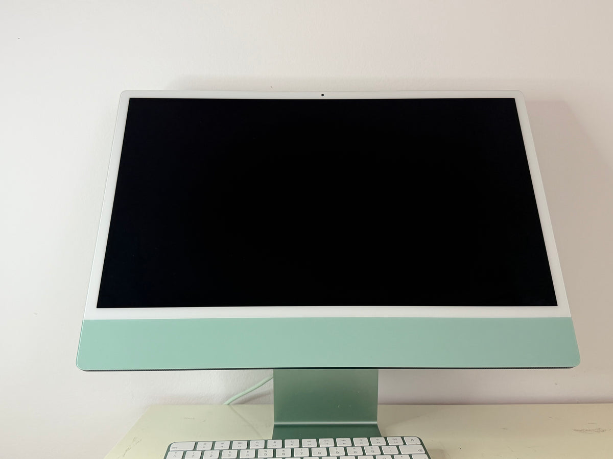 iMac (Mid 2021) [24", Apple M1 8 Core CPU, 8GB RAM, 256GB SSD, Apple 8 Core, macOS] verde