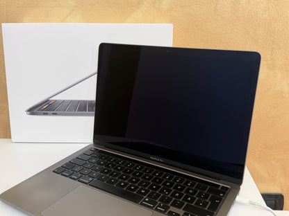 MacBook Pro (2020) [13,3", Touch Bar, Intel Core i5 2,0GHz, 16GB RAM, 512GB SSD, Intel Iris Plus Graphics, macOS] Grigio