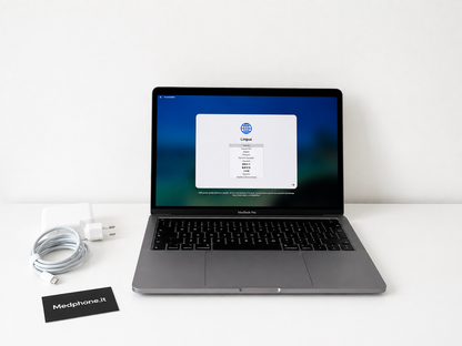 MacBook Pro (2020) M1 [13,3", Touch Bar, Apple M1 3,2GHz, 8GB RAM, 256GB SSD, Apple 8 Core, macOS] Grigio