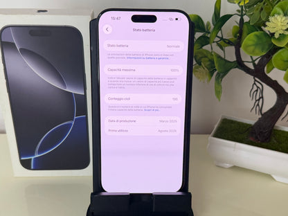 iPhone 16 Pro Max 256GB Nero