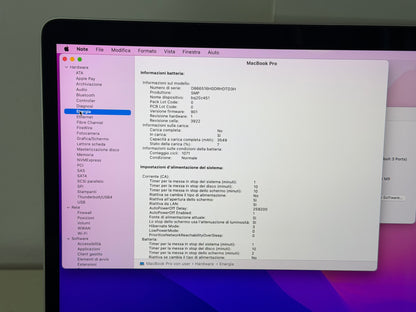 MacBook Pro (Late 2016) [13,3", Intel Core i5 2,9GHz, 8GB RAM, 256GB SSD, Intel Iris Graphics 540, macOS] argento