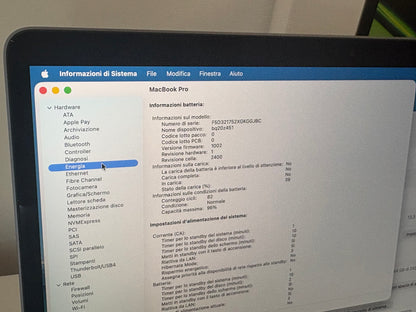 MacBook Pro (Mid 2022) [13,3", Liquid Retina, Touch Bar, Apple M2 8-Core 3,2GHz, 8GB RAM, 256GB SSD, Apple 10-Core, macOS] Grigio