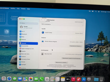 MacBook Air M1 (Late 2020) [13,3", Retina, Apple M1, 8GB RAM, 256GB SSD, Apple 7 Core, macOS] Grigio