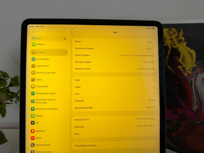 iPad Pro (2018) 12.9” WI-FI 64GB Grigio