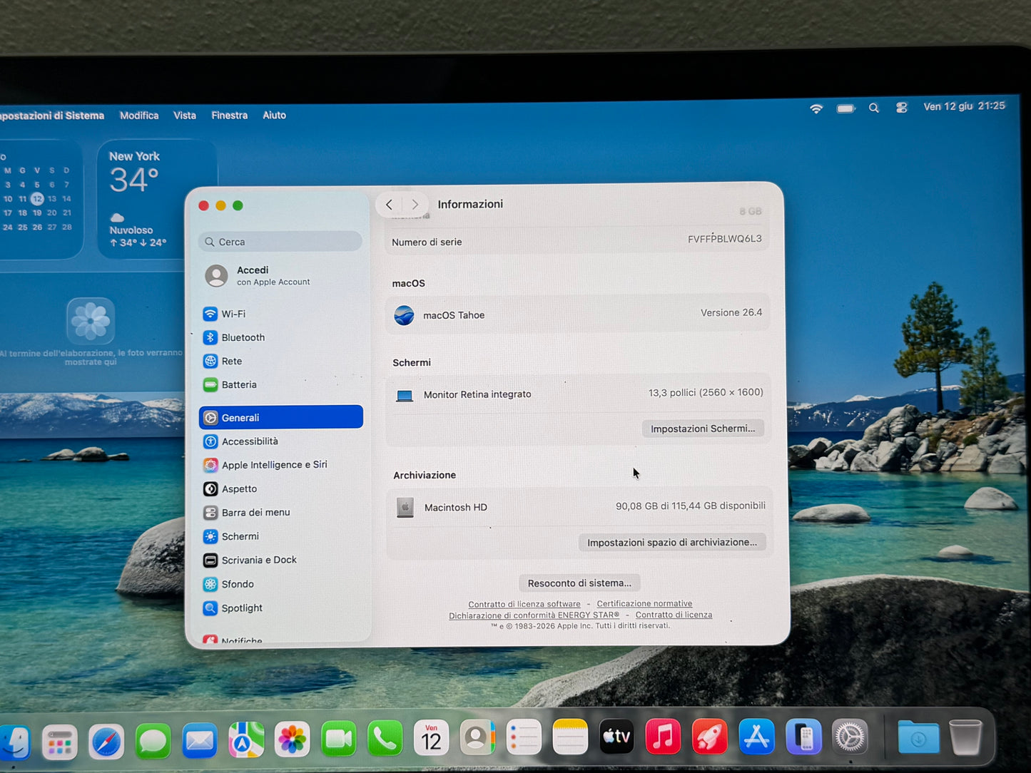 MacBook Air M1 (Late 2020) [13,3", Retina, Apple M1, 8GB RAM, 128GB SSD, Apple 7 Core, macOS] Grigio