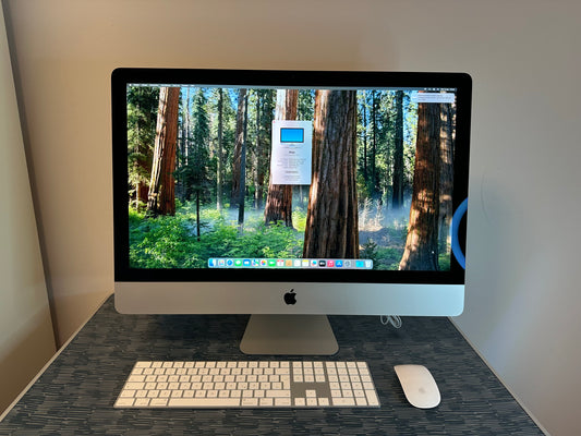 iMac (2019) [27", 5K, Retina, Intel Core i5 3,1GHz, 8GB RAM, 1TB Fusion Drive + 32GB SSD, AMD Radeon Pro 575X, macOS] argento