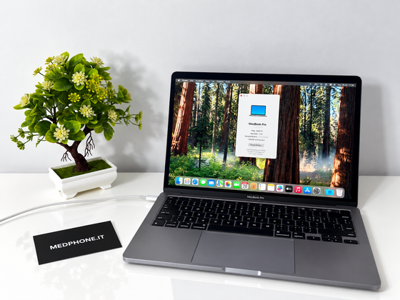 MacBook Pro (2020) M1 [13,3", Touch Bar, Apple M1 3,2GHz, 8GB RAM, 256GB SSD, Apple 8 Core, macOS] Grigio