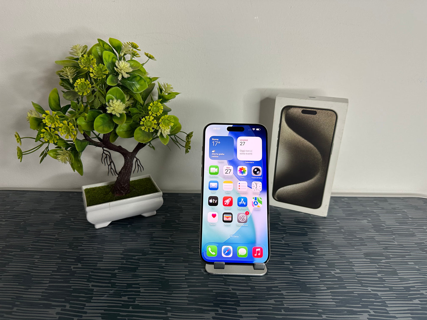 iPhone 15 Pro Max 256GB Titanio Bianco