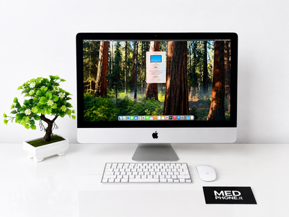 iMac (2019) [27", 5K, Retina, Intel Core i5 3,0GHz, 64GB RAM, 1TB Fusion Drive, AMD Radeon Pro 570X, macOS] argento