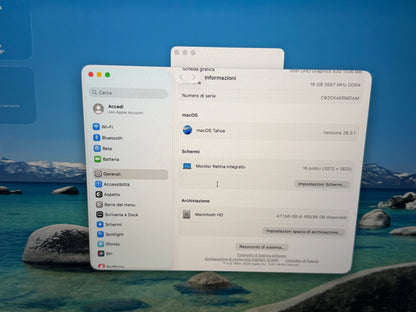 MacBook Pro (2019) [16", Touch Bar, Intel Core i7 2,6GHz, 16GB RAM, 512GB SSD, Intel UHD Graphics 630 + AMD Radeon Pro 5300M, Mac OS] grigio