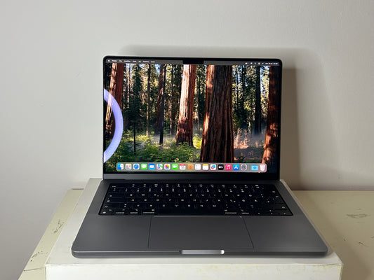 MacBook Pro (2021) [14,2", Apple M1 Pro 8 Core, 16GB RAM, 512GB SSD, Apple 14 Core, macOS] grigio