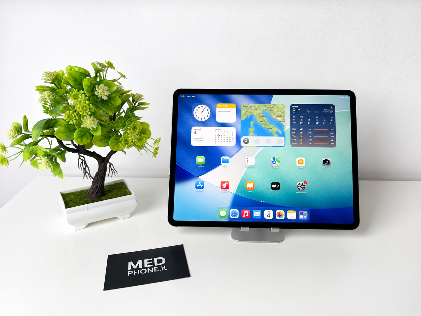 iPad Pro (2020) 12.9” WI-FI+Cellular 256GB Grigio