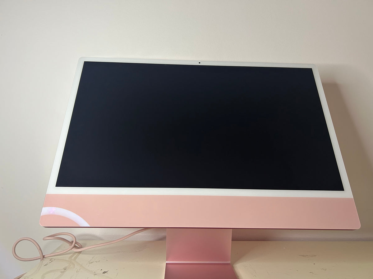 iMac (Mid 2021) [24", Apple M1 8 Core CPU, 8GB RAM, 256GB SSD, Apple 8 Core, macOS] rosa