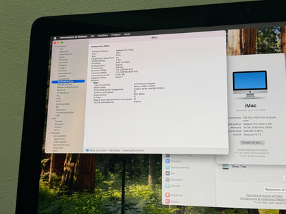 iMac (2019) [21,5", 4K, Retina, Intel Core i3 3,6GHz, 16GB RAM, 256GB SSD, AMD Radeon Pro 555X, macOS] argento