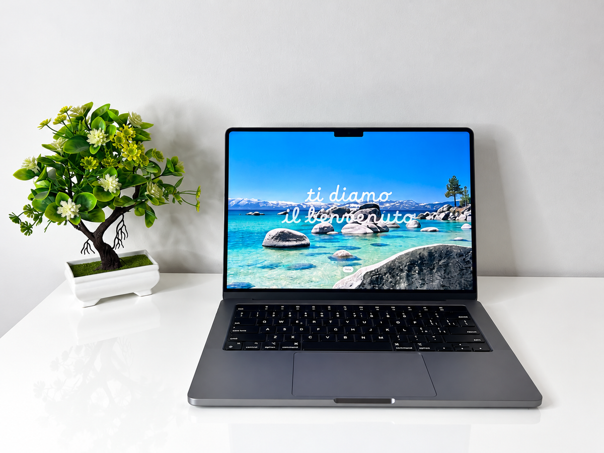 MacBook Pro (2021) [14,2", Apple M1 Pro 8 Core, 16GB RAM, 512GB SSD, Apple 14 Core, macOS] grigio