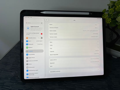 iPad Pro 12.9” 256GB (2020) WI-FI - Grigio