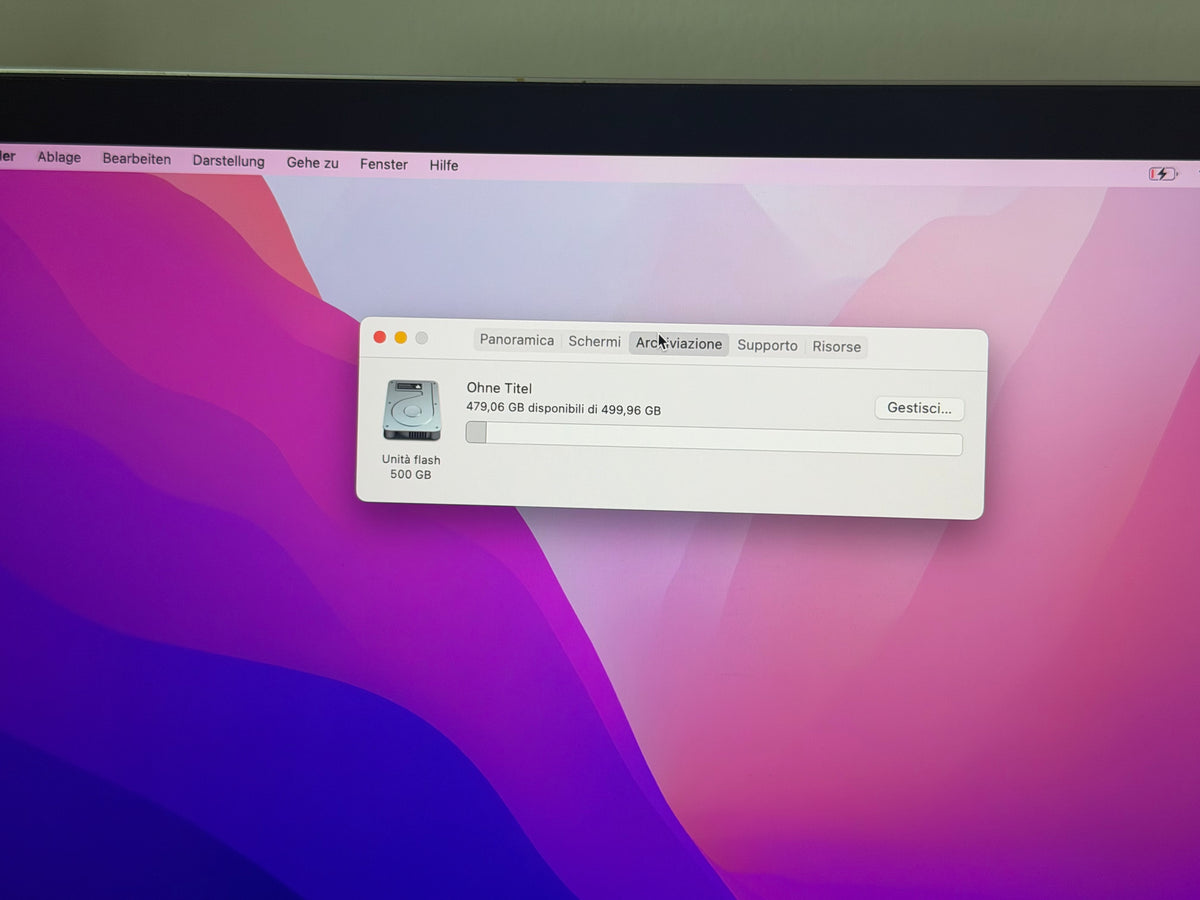 MacBook Pro (2017) [13,3", Retina, Touch Bar, Intel Core i5 3,1GHz, 16GB RAM, 512GB SSD, Intel Iris Plus Graphics 650, macOS] argento